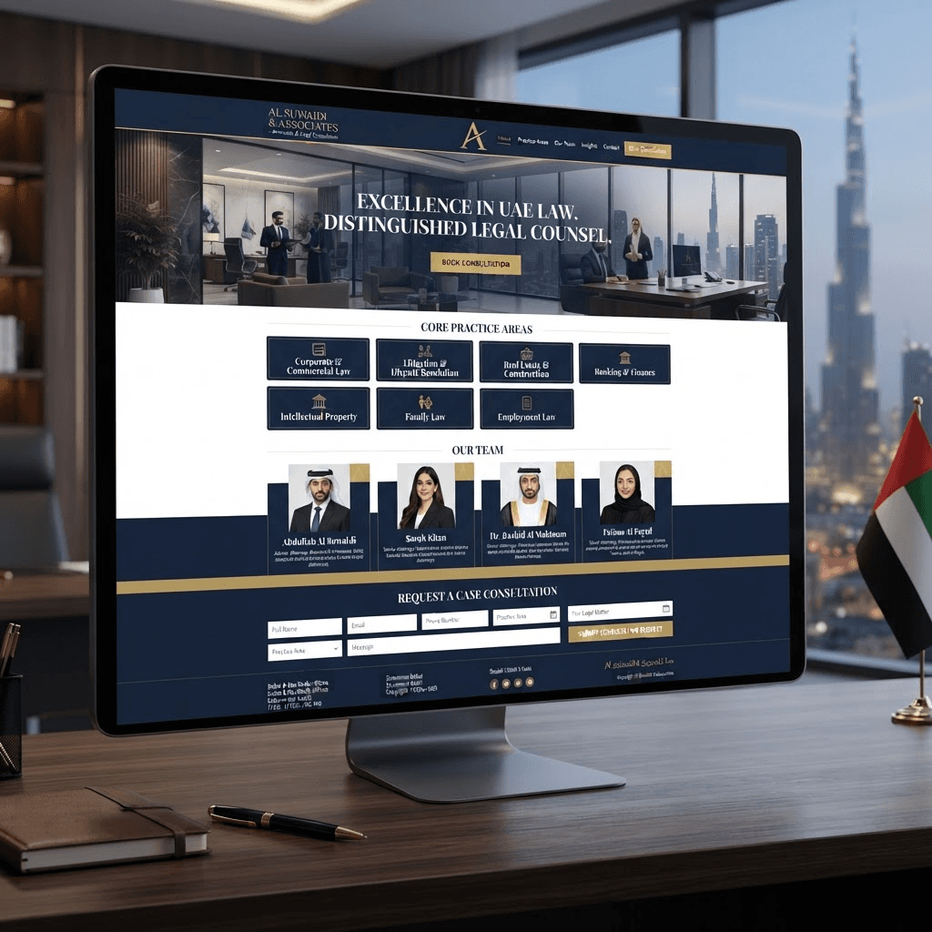 Law firm professional bilingual website
