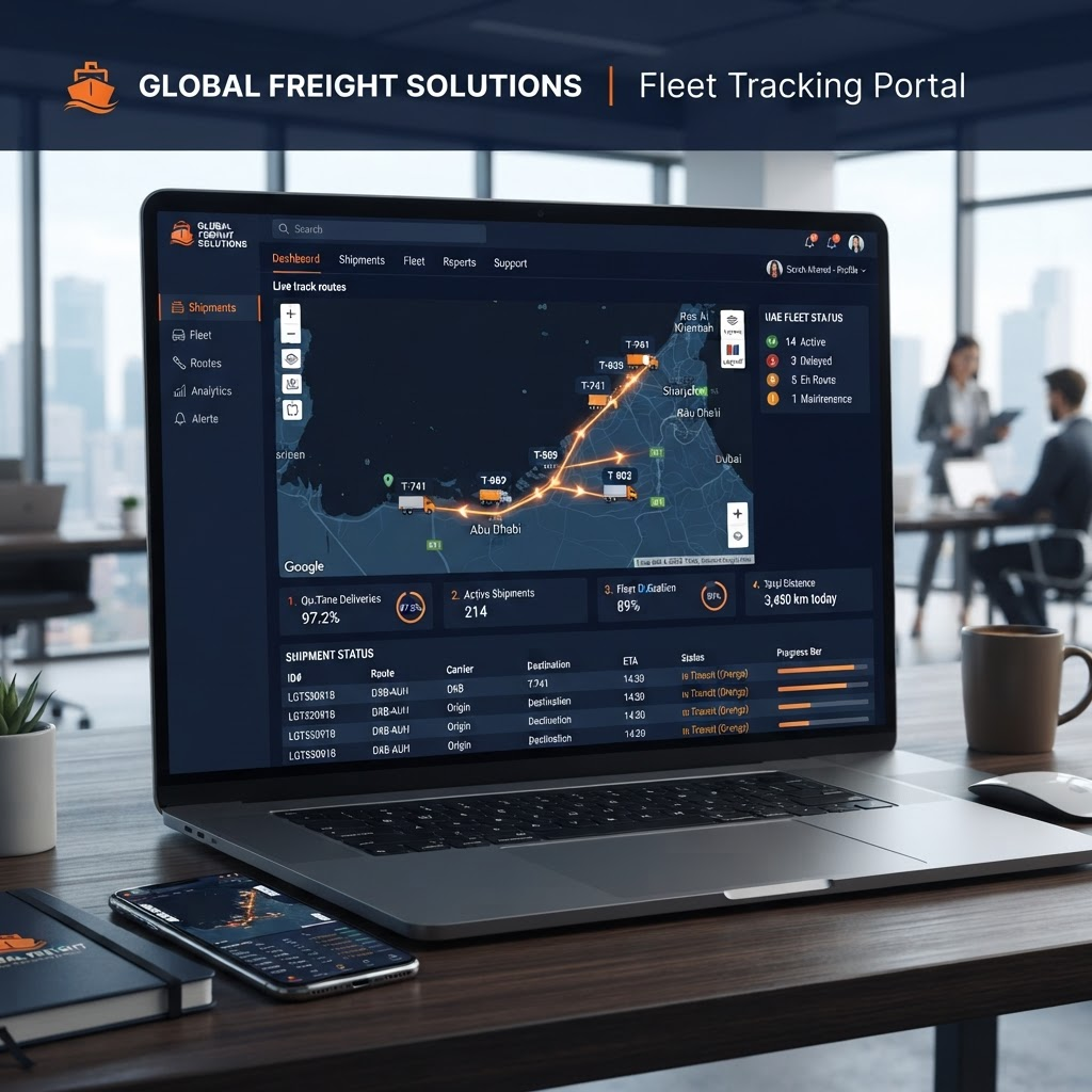 Logistics fleet tracking and management platform